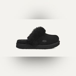 UGG Kids Black Cozy II Slippers ~ Size 6 Big Kid